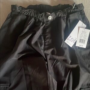 Black Pants with Elastic Waistband